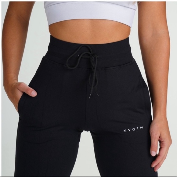 Women’s black NVGTN joggers - Picture 5 of 9